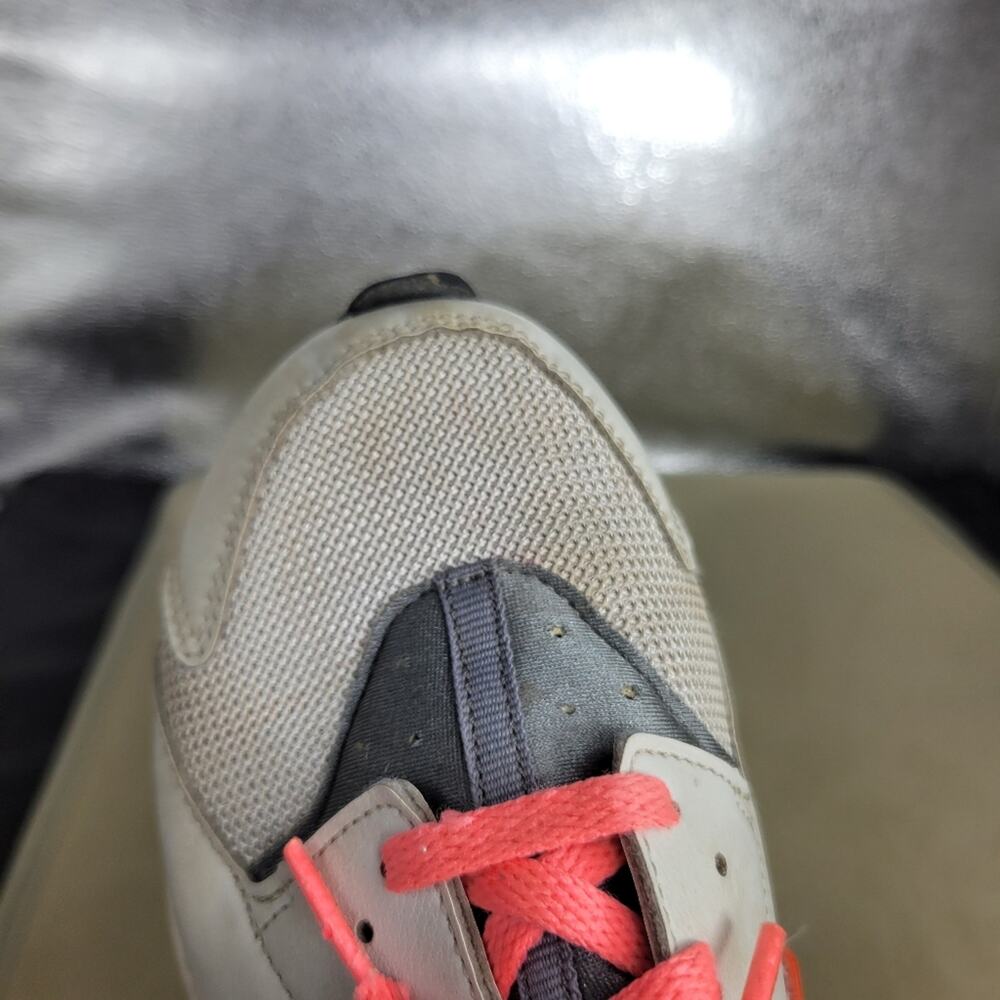 Nike Air Huarache Shoes Girl Size 3 Grey Run Pure Platinum Lava Sneaker Athletic - Picture 8 of 14